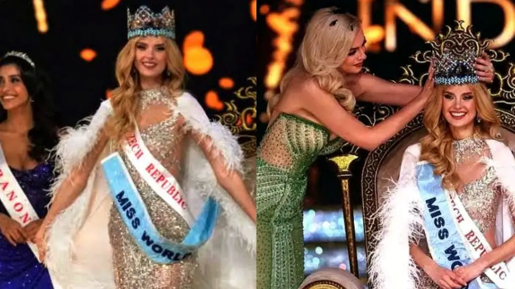 A picture combo of the 2024 Miss World crowning event 