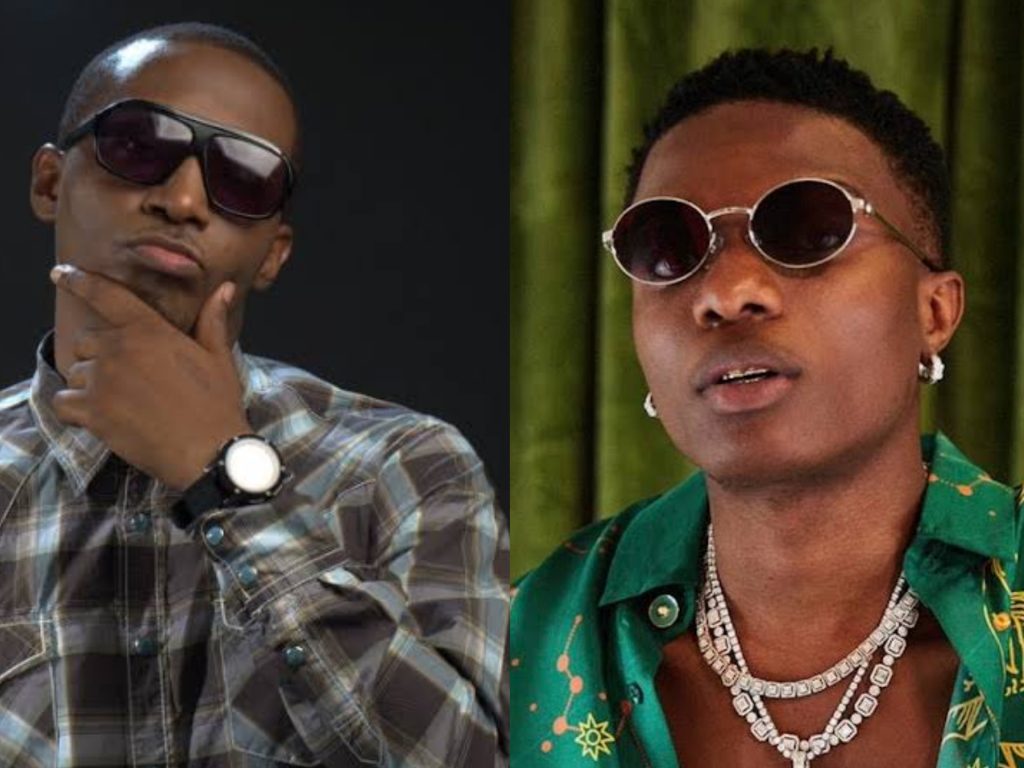 A Heated Debate: A picture combination of Terry Tha Rapman and Wizkid 