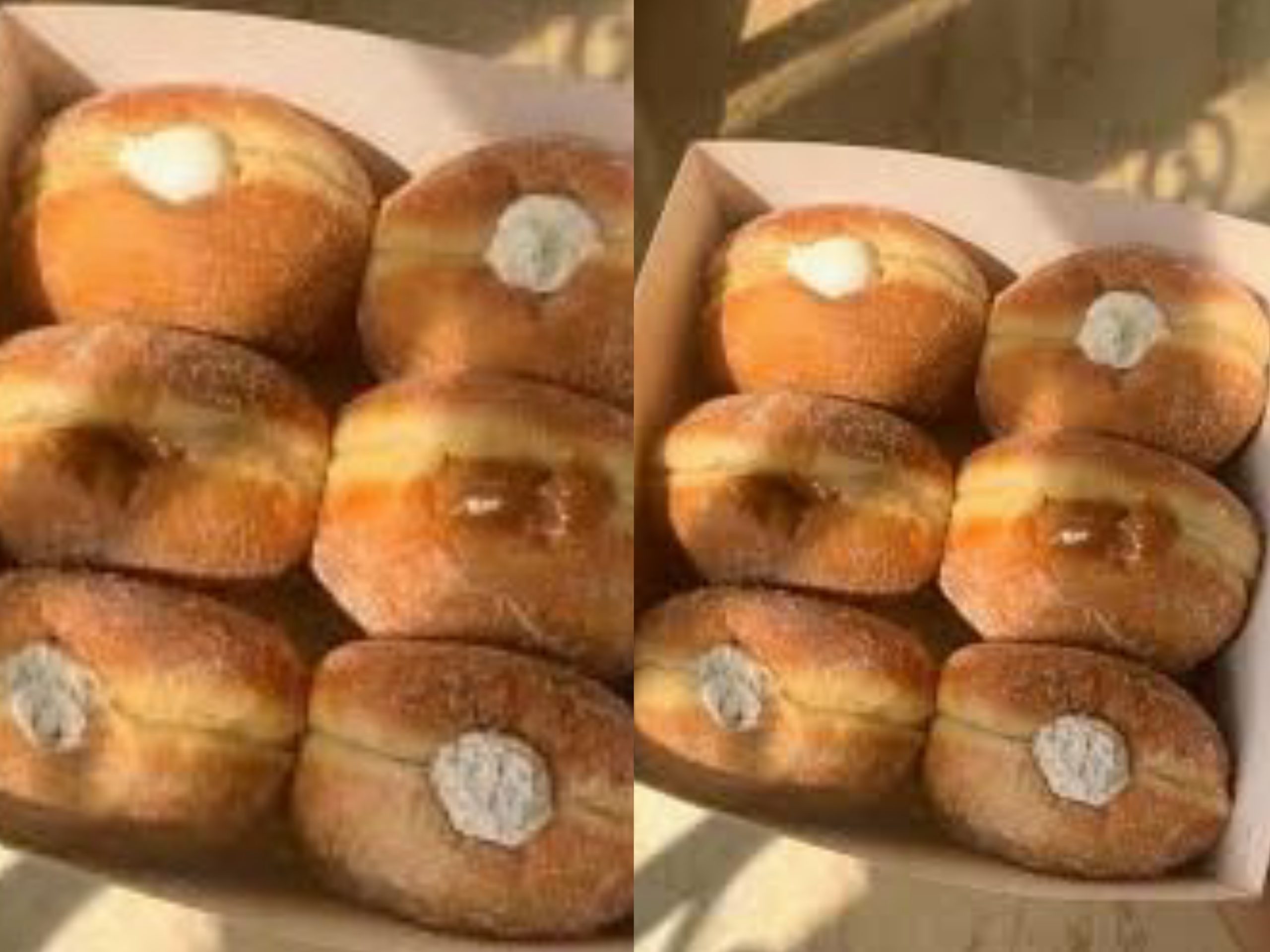 Picture combination of Milky Doughnuts 