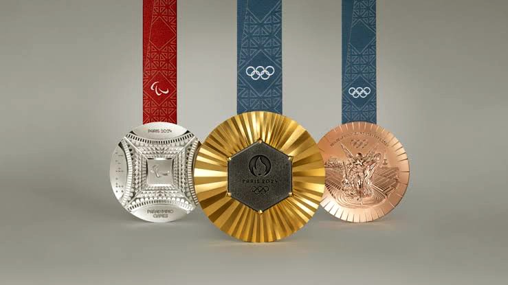 A picture of the World Athletics medals