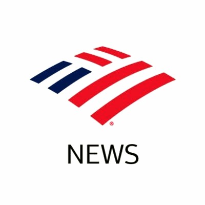A picture of Bank of America news logo on a white background