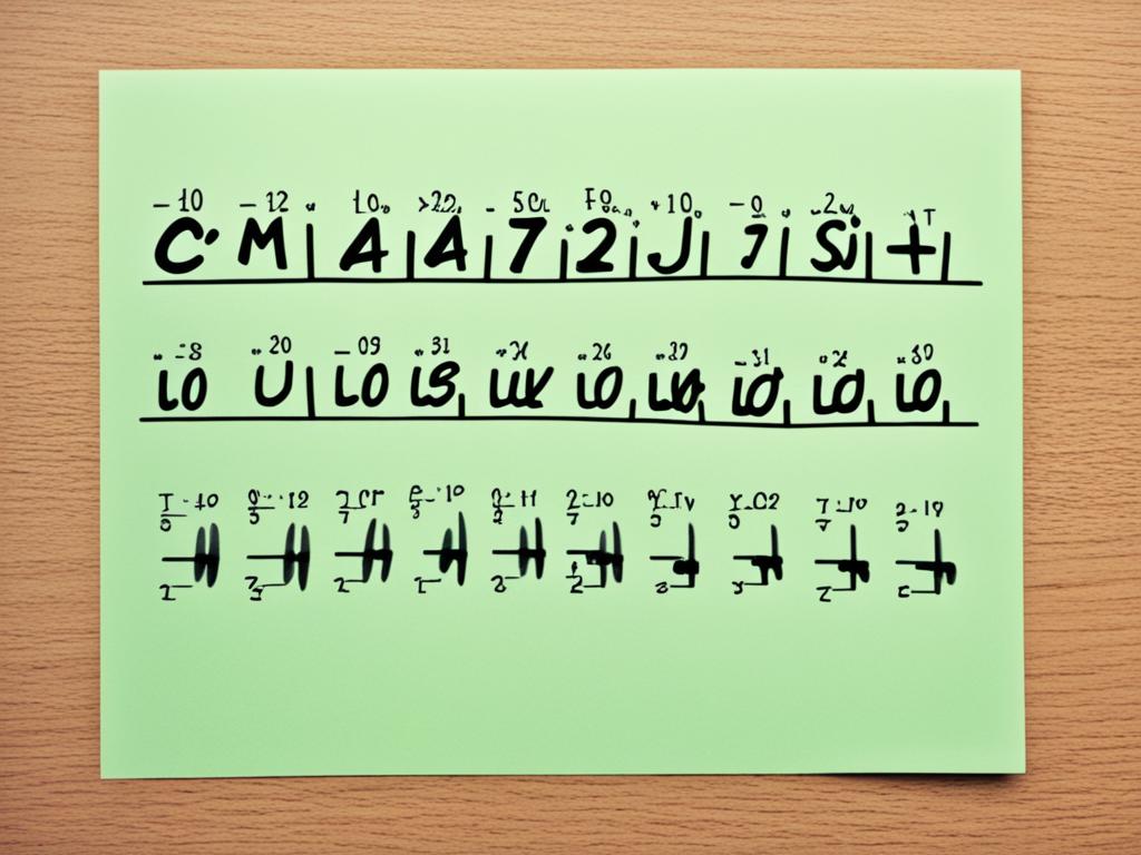 An image of a mathematical equation where letters represent numbers. It uses symbols to differentiate between the variables and constants, showing the concept of variables changing values, while constants remain fixed throughout the equation. Contrasting colours are used to highlight the difference between the two.