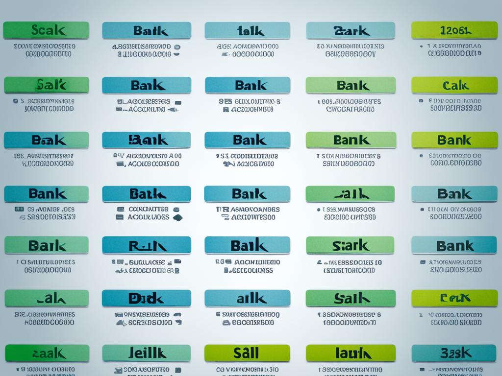 A visual image of multiple bank accounts, each with different balances and account names. Each account has a unique visual identifier, such as colors and icons, to make them easily distinguishable. The accounts are arranged in a dynamic composition, with some accounts more prominent than others. The image conveys the idea of financial diversity and the benefits of having multiple accounts for managing money.