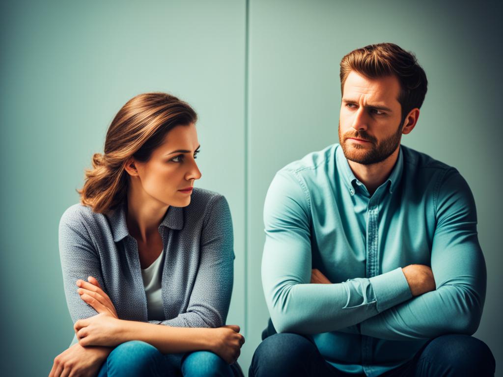 Dating: A picture of a young couple sitting beside each other