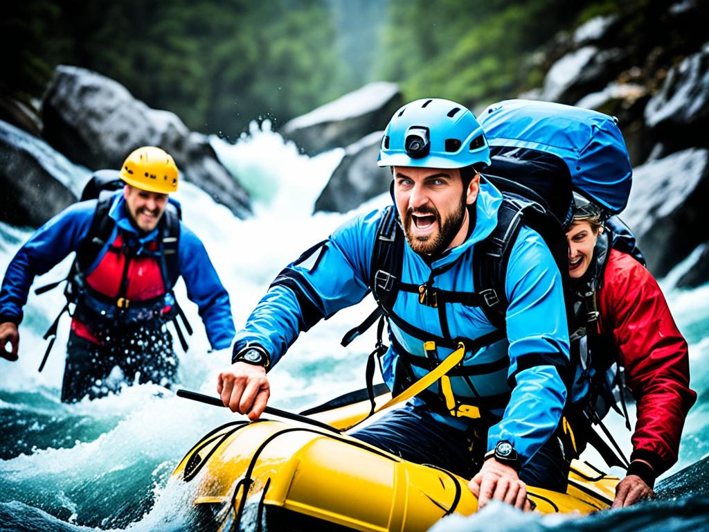 Risk Management: A picture divers driving on water